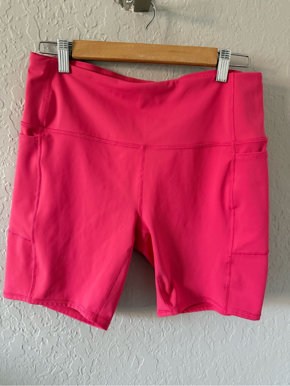 RBX Hot Pink High-Waist Bike Shorts XL